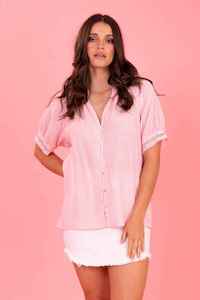 CHARLO Zara Top Pink