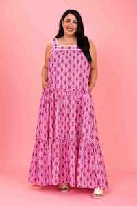 CHARLO Maria Maxi Dress RedPink