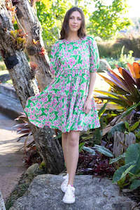 CHARLO Jordyn Dress PinkGreen