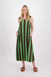 Menswear: BRIARWOOD Prue Stripe Dress ChocGrn