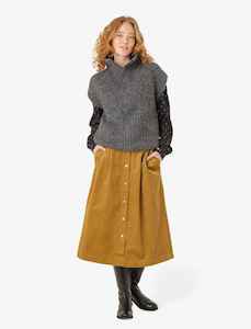 Womenswear: NOA NOA Charlotte Skirt GBrown