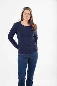 B&L Cardy Ess Button Navy