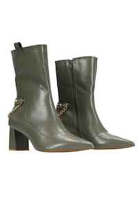 Womenswear: HEY MON Charlotte Mid Boot Khaki