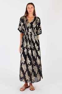 LULA SOUL San Remo Maxi Dress Black