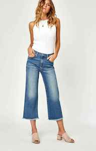 MAVI Romee HR Wide Crop Jeans Blue