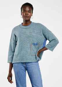 LD+CO Pocket Detail Jumper Mint