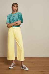 Womenswear: KING LOUIE Marcie Pants Lemon