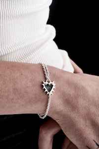 Menswear: SGC Bracelet Talon Heart Onyx