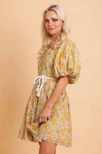 AUGUSTINE Aimee Mini Dress Yellow