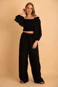 Menswear: AMAYA Roxie Pants Black