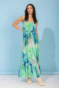 AMAYA Fiona Maxi Dress Blue