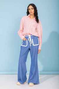 AMAYA Victoria Pants Blue