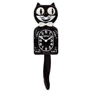 Kit-Cat Klock Black