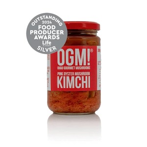 Mushroom growing: Pink Oyster Mushroom KIMCHI – 300g