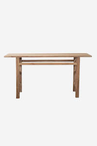 Furniture: Rustico Entryway Console Table - Small Natural