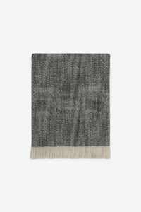 Perendale Throw - Black/Natural