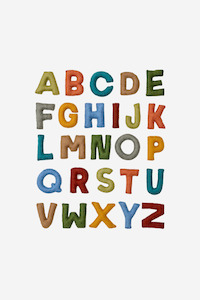 Felt Alphabet Set A-Z