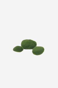 Faux Moss Rocks - Pk of 3