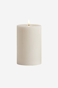 LED Pillar Candle - 12.5cm x 7.5 cm