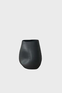 Vases Votives And Planters: Hazel Vase Black - Small