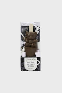 Teddy Bear Hot Chocolate Spoon - Milk Chocolate