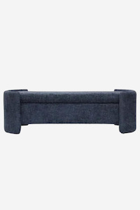 Ballina Storage Bench - Deep Blue