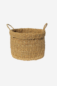 Storage: Briar Round Baskets with Handles - Large