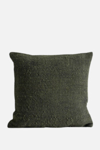 Jasper Cushion - Leaf Green/ Black w/Polyester Inner