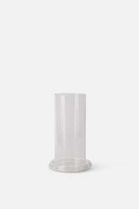 Large Cascade Hurricane Lamp - Clear