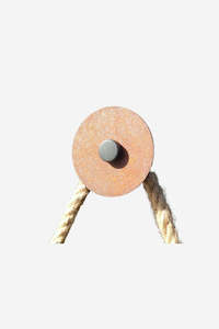 Wall Dot Hook - Medium Corten