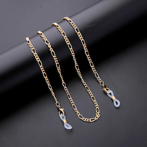 Sunglass Chain - Figaro Gold