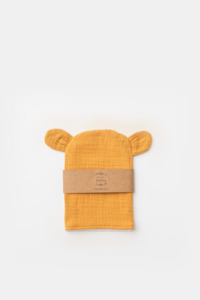 Bear Wash Glove - Saffron