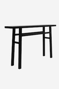 Furniture: Parq Long Console - Black