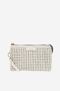 Tilly Crossbody Bag - Sand Fine Braid