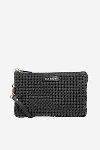 Tilly Crossbody Bag - Black Fine Braid