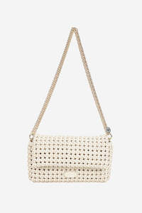 Milla Shoulder Bag - Sand Fine Braid