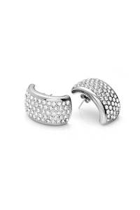 Diva Earrings - Silver/Cubic Zirconia