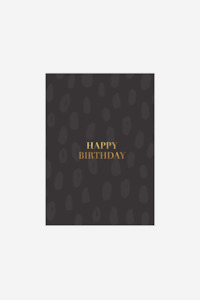 Happy Birthday Gold - Gift Card