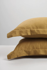 Linen Pillowcases Pair - Cinnamon