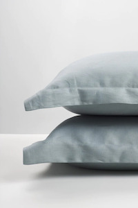 Linen Pillowcases Pair - Ocean