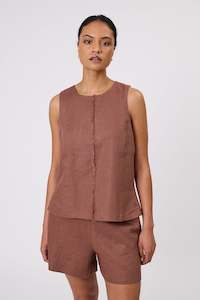 Marlow: Barcelona Tank - Burnt Umber