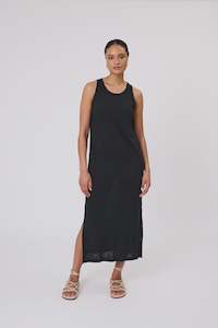 Athens Tank Dress - Black