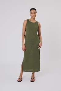 Marlow: Athens Tank Dress - Cypress