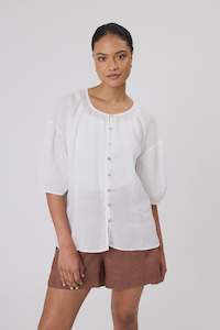 Cannes Blouse - Ivory