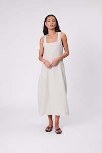 Tuscany Linen Dress - Natural