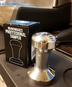 Rhino Coffee Gear Tamper Silver