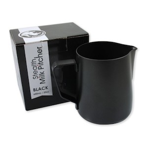 Coffee: Rhinowares Stealth Milk Jug 600ml Black