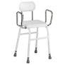 Perching Stool with Arms and B/Rest