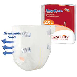 Continence: Tranquility SmartCore Bariatric Breathable Briefs