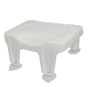 Allied Medical Plastic Bath Seat With Suction Cups